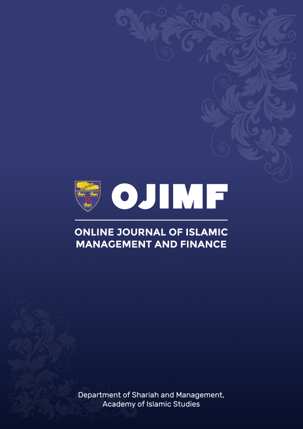 					View Vol. 4 No. 2 (2024): Online Journal of Islamic Management and Finance
				